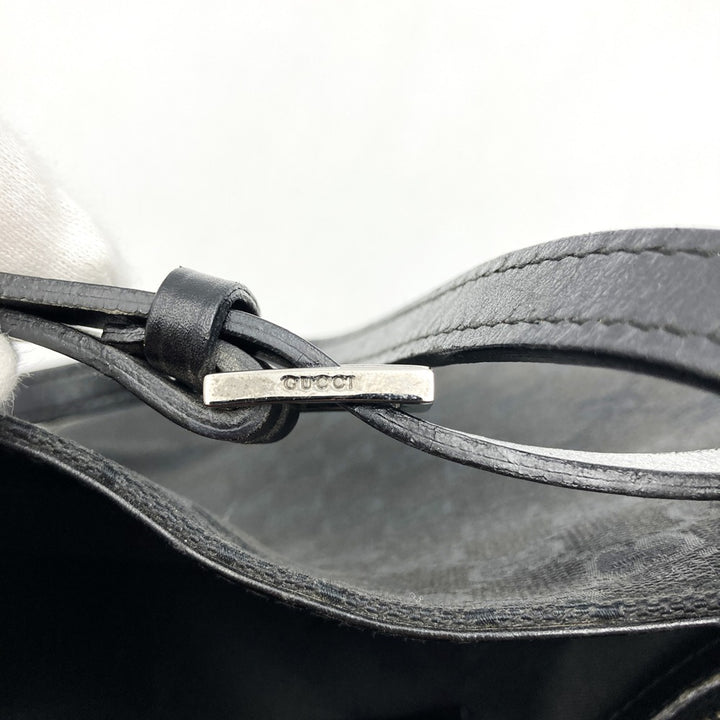 GUCCI グッチ 107757 ハンドバッグ トートバッグ GGキャンバス 黒 ブラック