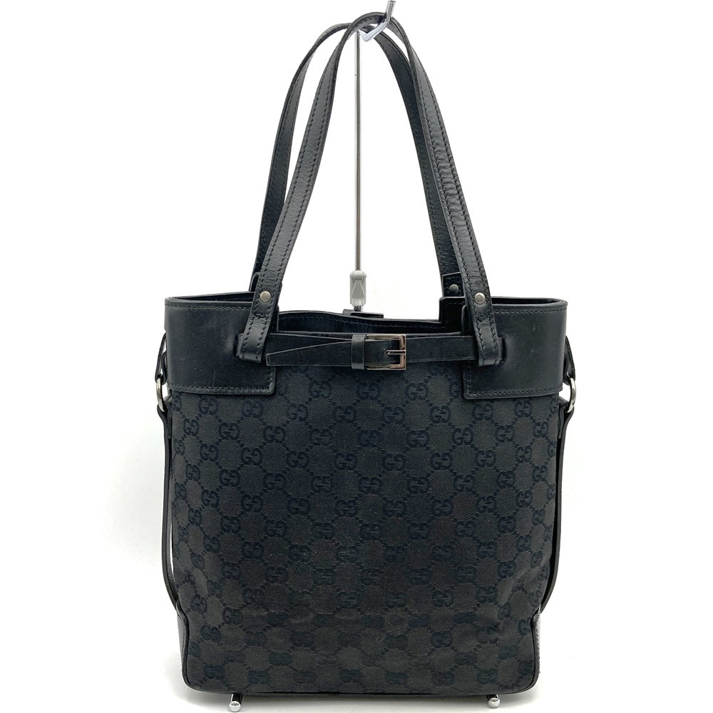 GUCCI グッチ 107757 ハンドバッグ トートバッグ GGキャンバス 黒 ブラック