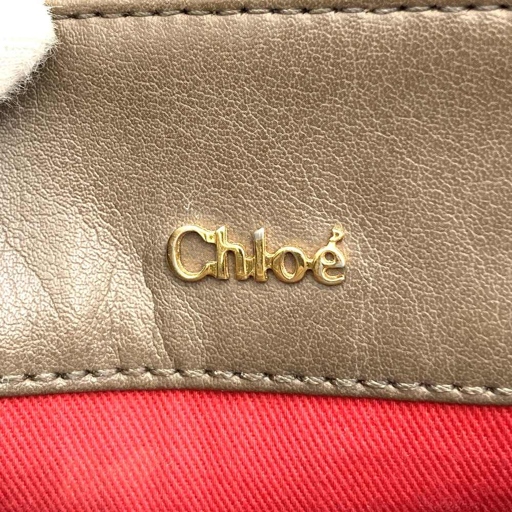 Chloe クロエ エデン ショルダーバッグ 斜め掛け フリンジ レザー ブラウン