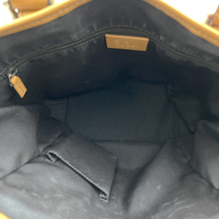 GUCCI グッチ 257250 フローラ トートバッグ ハンドバッグ フラワー キャンバス/レザー オレンジ ブラウン