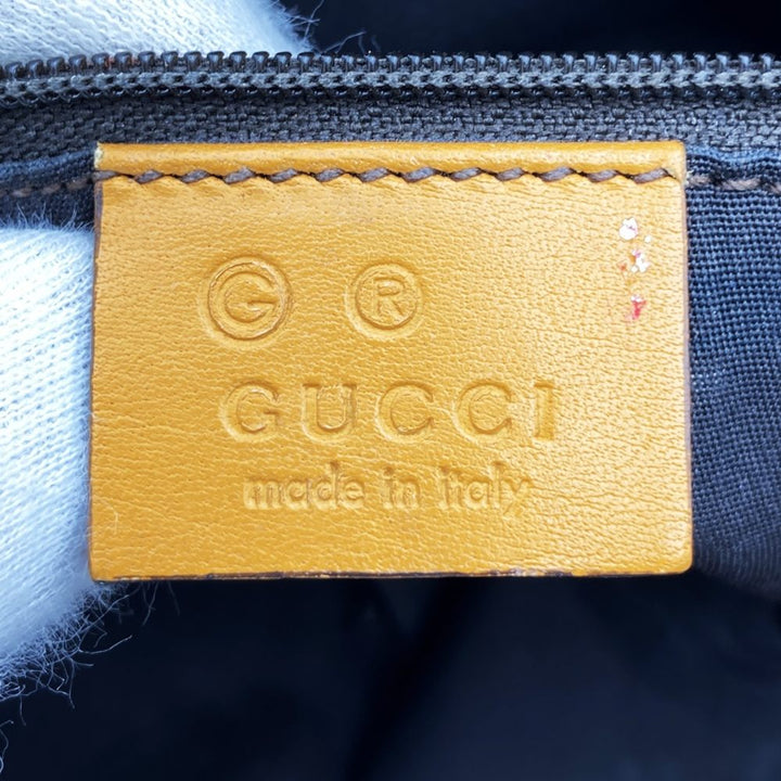 GUCCI グッチ 257250 フローラ トートバッグ ハンドバッグ フラワー キャンバス/レザー オレンジ ブラウン