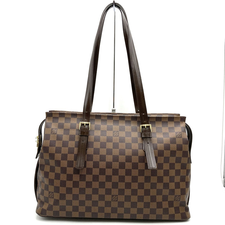LOUIS VUITTON ルイ・ヴィトン N51119 チェルシー ショルダーバッグ トートバッグ ダミエキャンバス エベヌ