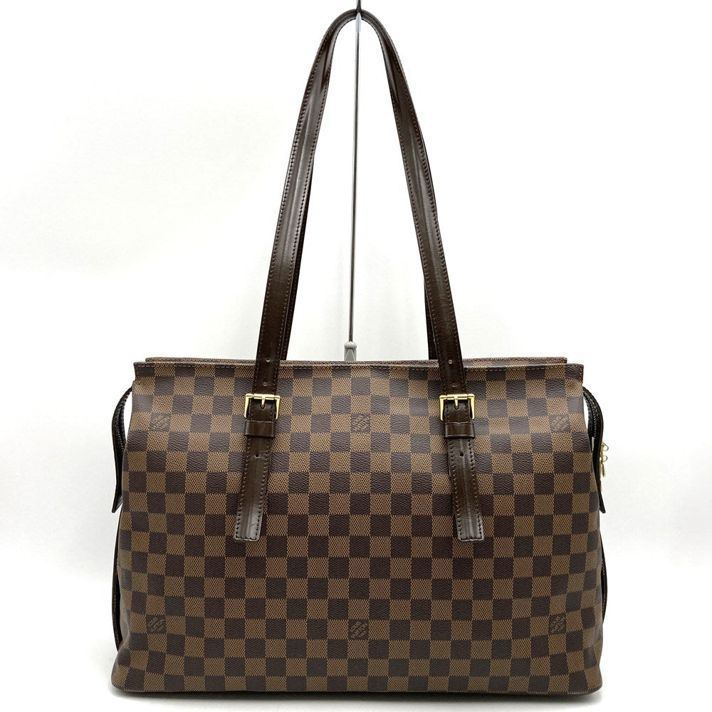 LOUIS VUITTON ルイ・ヴィトン N51119 チェルシー ショルダーバッグ トートバッグ ダミエキャンバス エベヌ