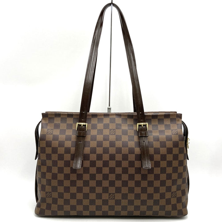 LOUIS VUITTON ルイ・ヴィトン N51119 チェルシー ショルダーバッグ トートバッグ ダミエキャンバス エベヌ