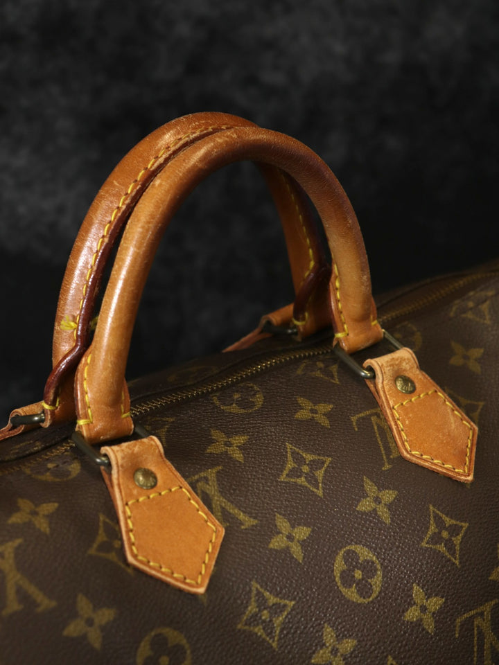 LOUIS VUITTON ルイ・ヴィトン M41106 スピーディ40 ボストンバッグ ハンド モノグラム ブラウン ヴィンテージ