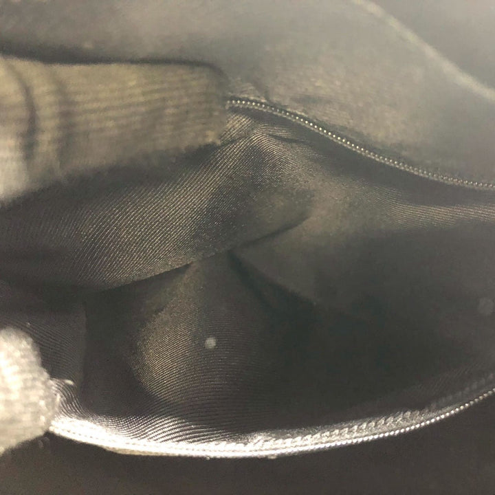 GUCCI グッチ 002・1121 GGキャンバス トートバッグ ハンドバッグ レザー 黒 ブラック
