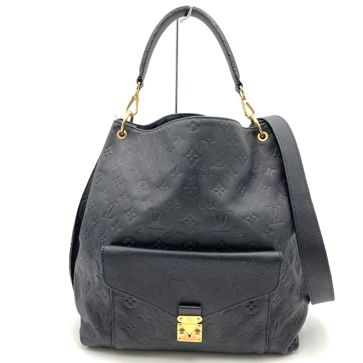 LOUIS VUITTON ルイ・ヴィトン M40808 アンプラントメティス ハンドバッグ ブラック モノグラムアンプラント