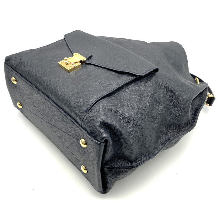 LOUIS VUITTON ルイ・ヴィトン M40808 アンプラントメティス ハンドバッグ ブラック モノグラムアンプラント