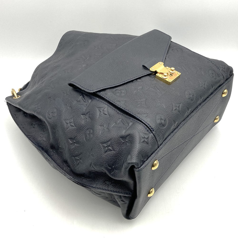 LOUIS VUITTON ルイ・ヴィトン M40808 アンプラントメティス ハンドバッグ ブラック モノグラムアンプラント