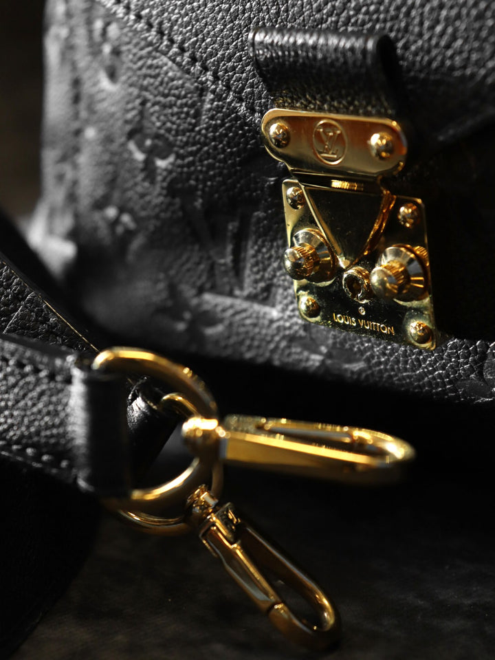 LOUIS VUITTON ルイ・ヴィトン M40808 アンプラントメティス ハンドバッグ ブラック モノグラムアンプラント