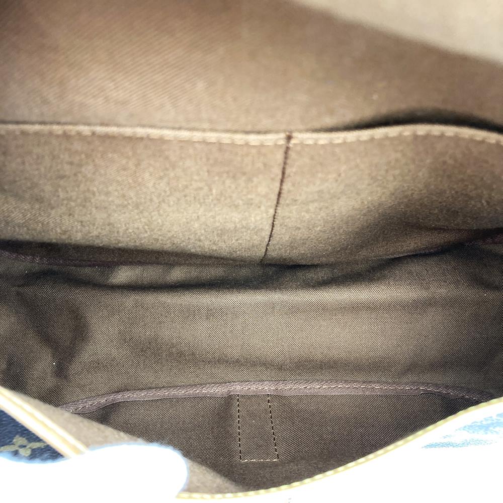 LOUIS VUITTON ルイ・ヴィトン M42256 ソミュール30 ショルダーバッグ ブラウン モノグラムキャンバス/レザー