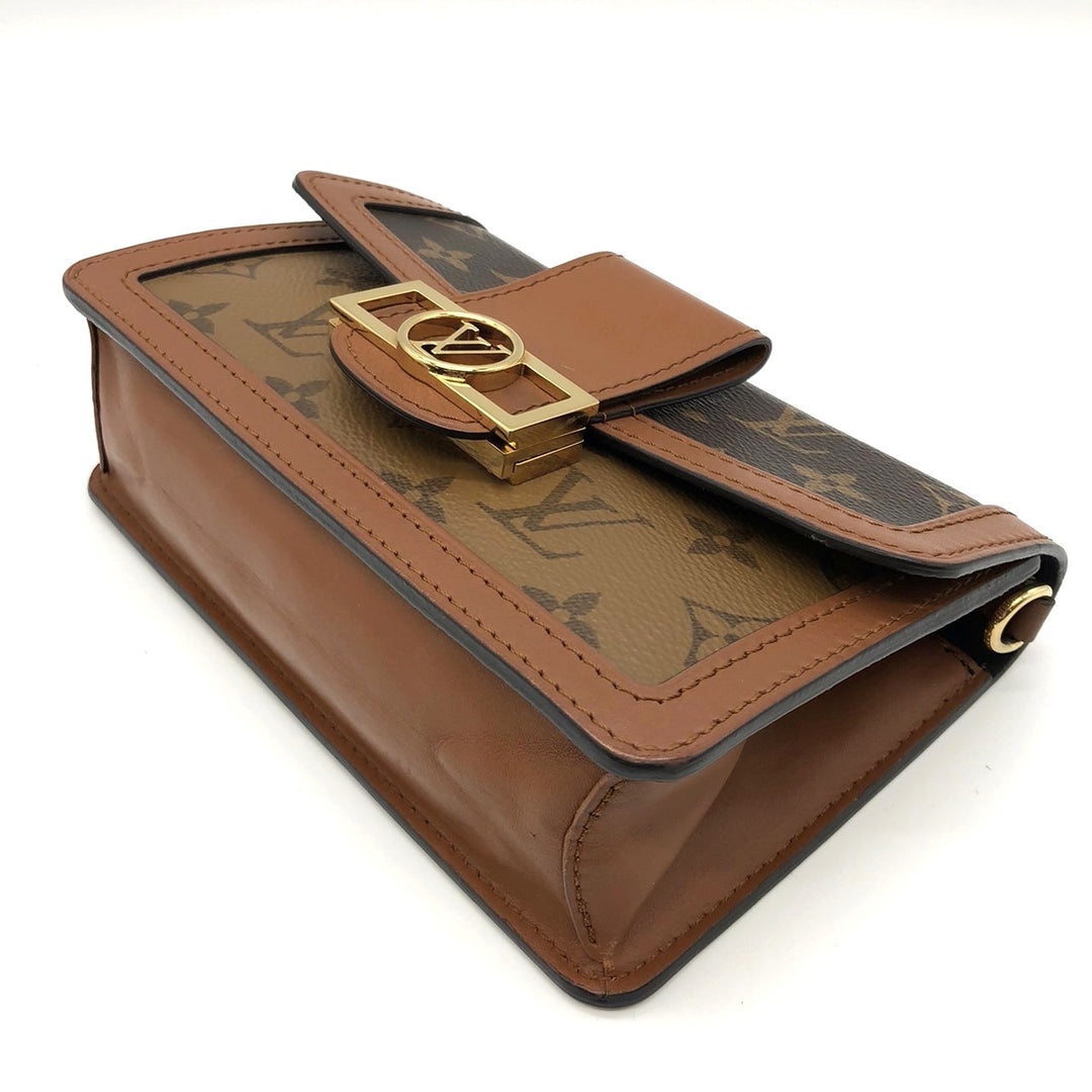 LOUIS VUITTON ルイ・ヴィトン ドーフィーヌ M44586 ボディバッグ バムバッグ ウエストポーチ モノグラムリバース ブラウン