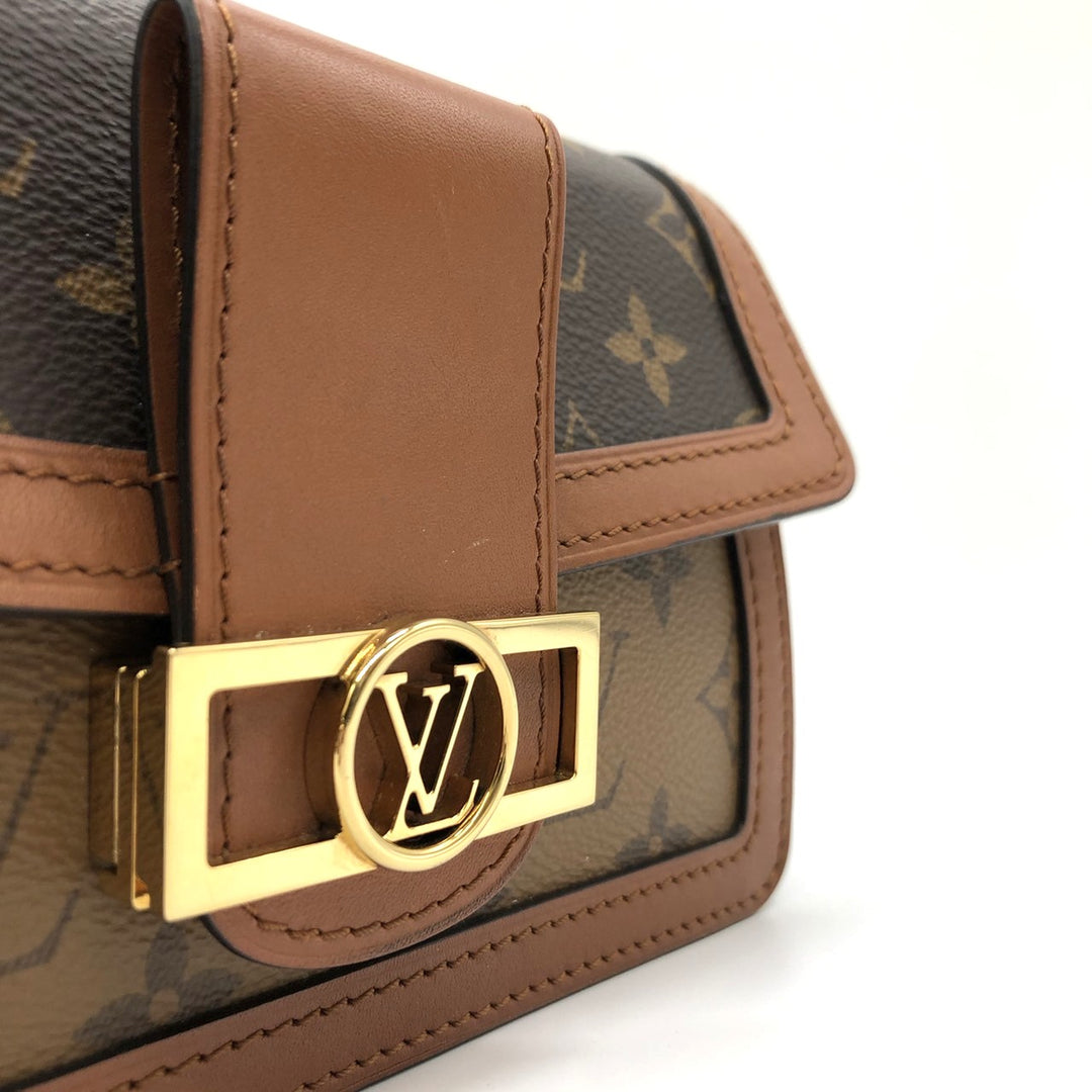 LOUIS VUITTON ルイ・ヴィトン ドーフィーヌ M44586 ボディバッグ バムバッグ ウエストポーチ モノグラムリバース ブラウン