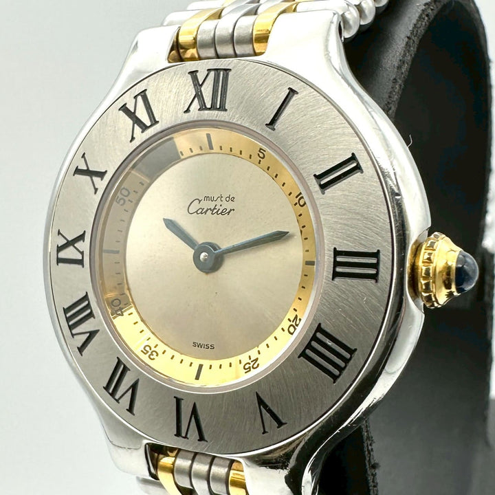 Cartier カルティエ マスト21 SM W10073F4 腕時計 クォーツ SS シルバー ヴィンテージ