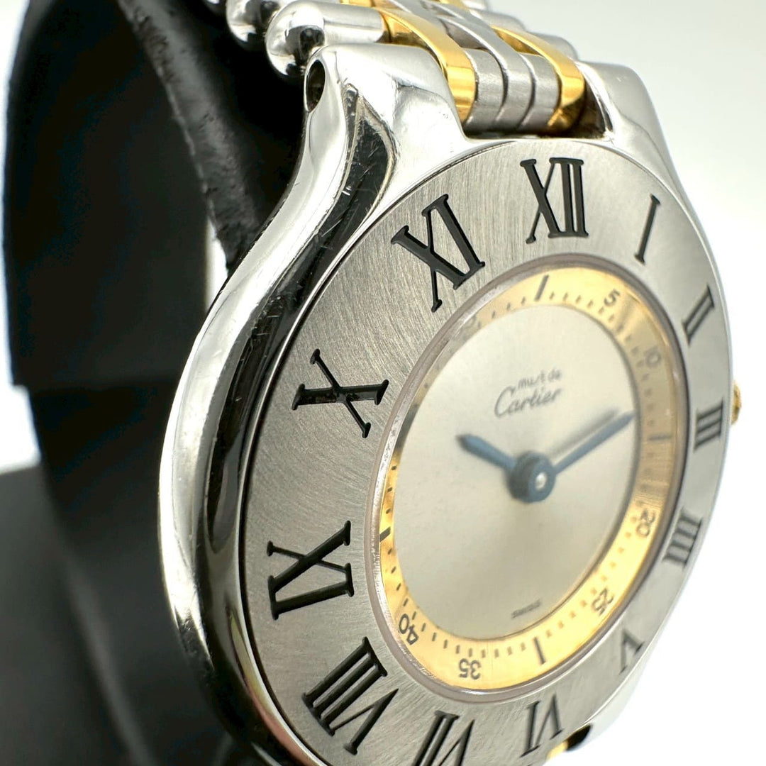 Cartier カルティエ マスト21 SM W10073F4 腕時計 クォーツ SS シルバー ヴィンテージ