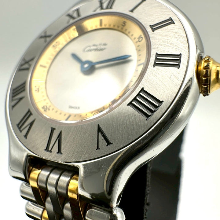 Cartier カルティエ マスト21 SM W10073F4 腕時計 クォーツ SS シルバー ヴィンテージ