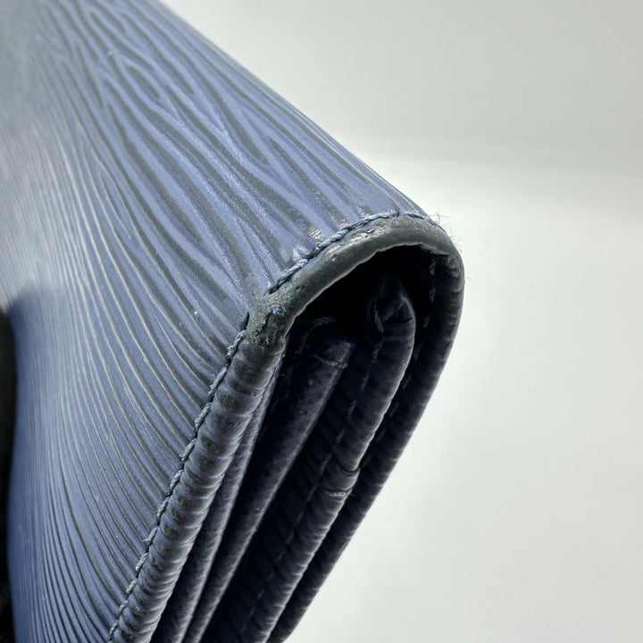 LOUIS VUITTON ルイ・ヴィトン ポルトフォイユ サラ 旧型 M63575 2つ折り長財布 ブルー ネイビー エピ ヴィンテージ