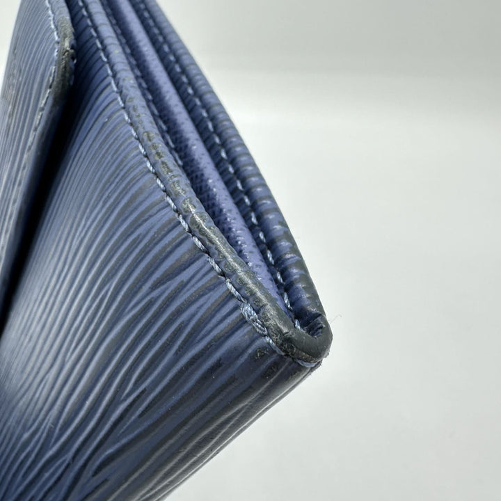 LOUIS VUITTON ルイ・ヴィトン ポルトフォイユ サラ 旧型 M63575 2つ折り長財布 ブルー ネイビー エピ ヴィンテージ