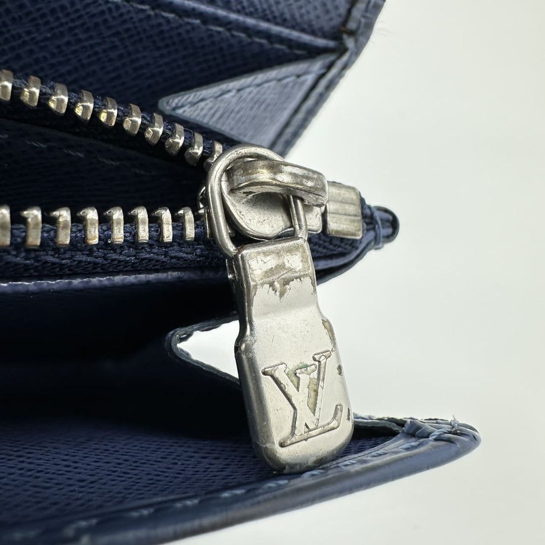 LOUIS VUITTON ルイ・ヴィトン ポルトフォイユ サラ 旧型 M63575 2つ折り長財布 ブルー ネイビー エピ ヴィンテージ