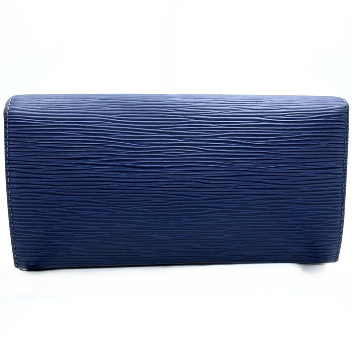 LOUIS VUITTON ルイ・ヴィトン ポルトフォイユ サラ 旧型 M63575 2つ折り長財布 ブルー ネイビー エピ ヴィンテージ