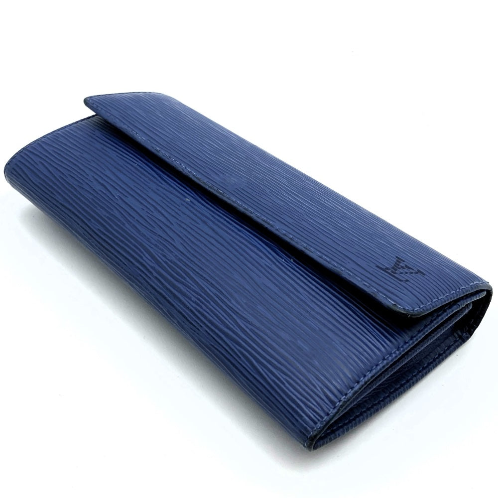 LOUIS VUITTON ルイ・ヴィトン ポルトフォイユ サラ 旧型 M63575 2つ折り長財布 ブルー ネイビー エピ ヴィンテージ
