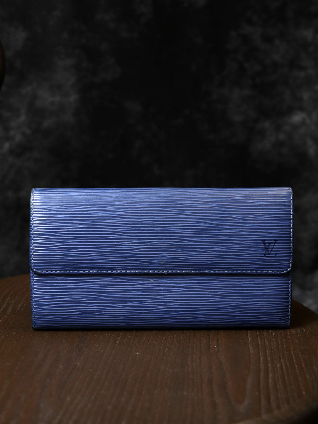 LOUIS VUITTON ルイ・ヴィトン ポルトフォイユ サラ 旧型 M63575 2つ折り長財布 ブルー ネイビー エピ ヴィンテージ
