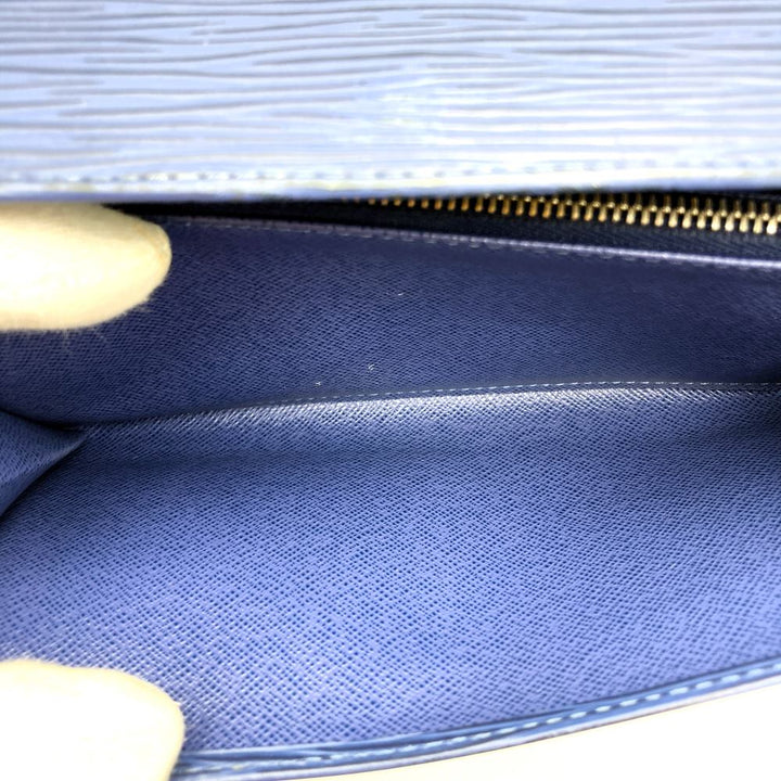 LOUIS VUITTON ルイ・ヴィトン ポルトフォイユ サラ 旧型 M63575 2つ折り長財布 ブルー ネイビー エピ ヴィンテージ
