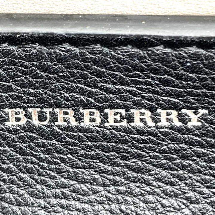 BURBERRYバーバリー ベルト ハンドバッグ トートバッグ ショルダーバッグ 肩掛け 2way レザー ブラック ベージュ