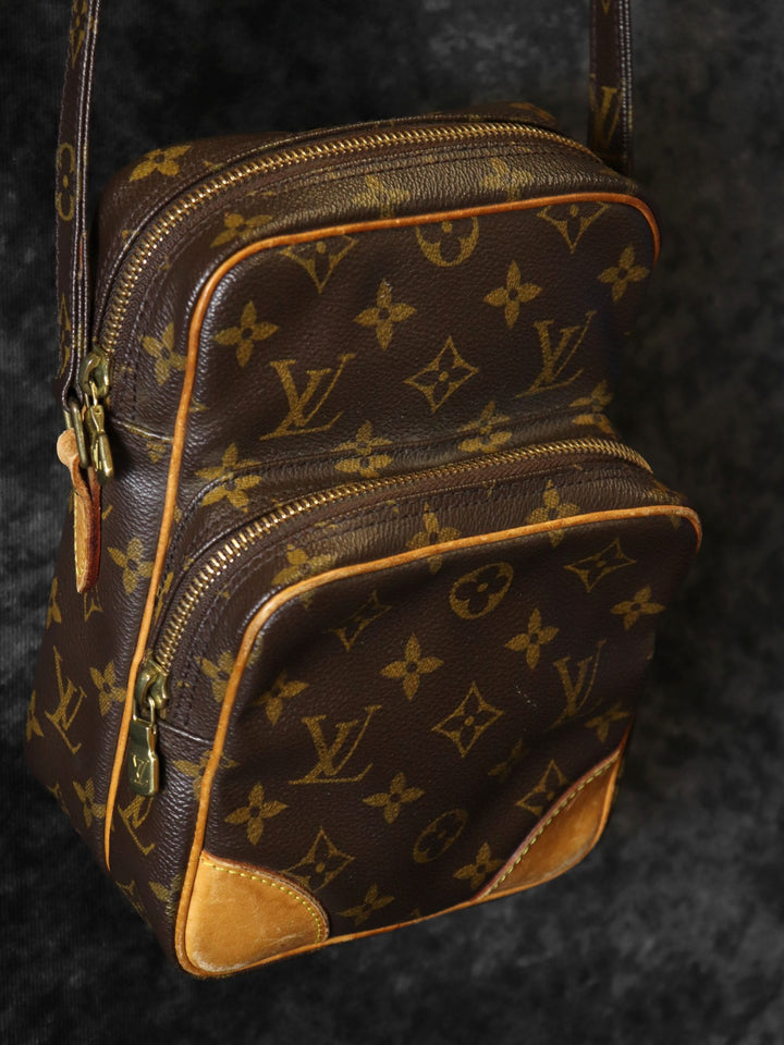 LOUIS VUITTON アマゾン 斜め掛けショルダーバッグ モノグラム ブラウン 肩掛け M45236 ルイ・ヴィトン