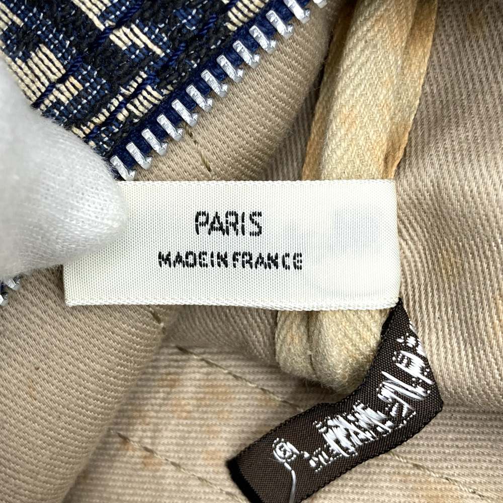 Dior ディオール トロッター ボストンバッグ キャンバス レザー ネイビー オールド ヴィンテージ