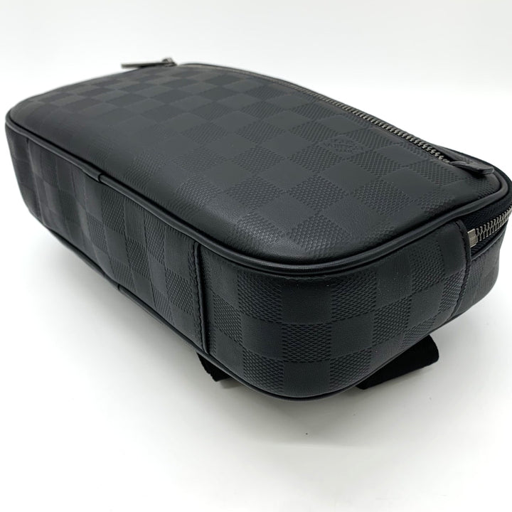 LOUIS VUITTON ルイ・ヴィトン アンブレール N41288 ボディバッグ レザー ダミエアンフィニ ブラック
