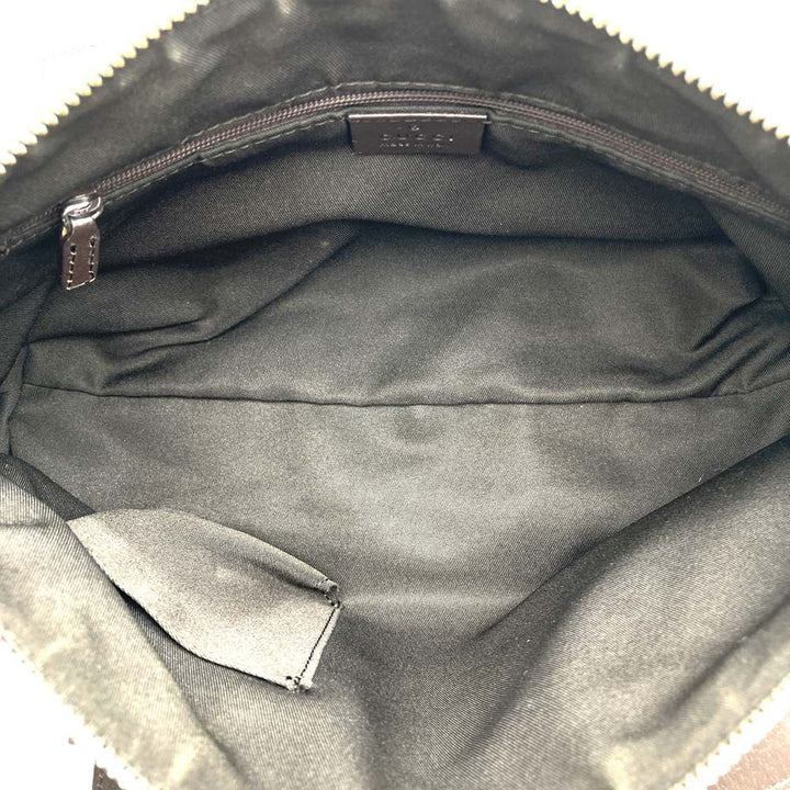 GUCCI グッチ 145759 ハンドバッグ ブラウン 茶 GGキャンバス シェリーライン ブランド品
