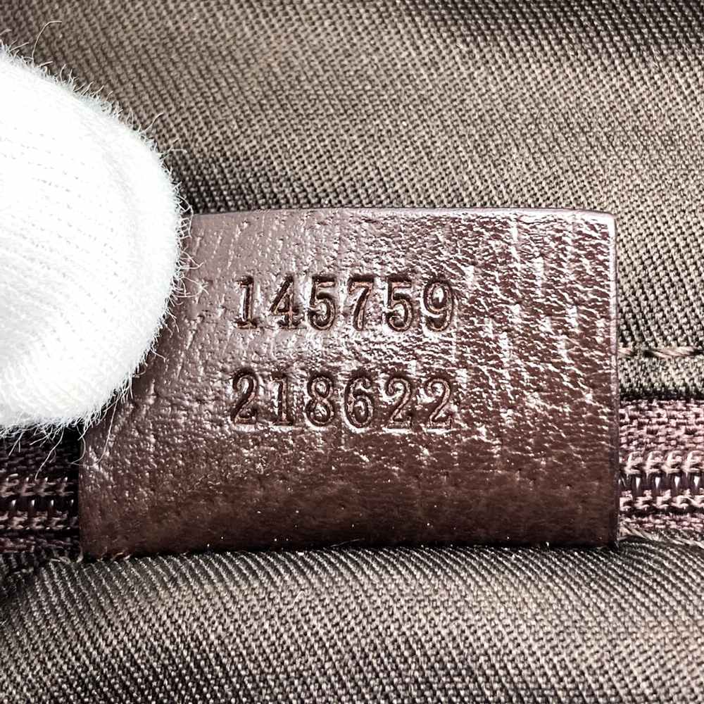GUCCI グッチ 145759 ハンドバッグ ブラウン 茶 GGキャンバス シェリーライン ブランド品