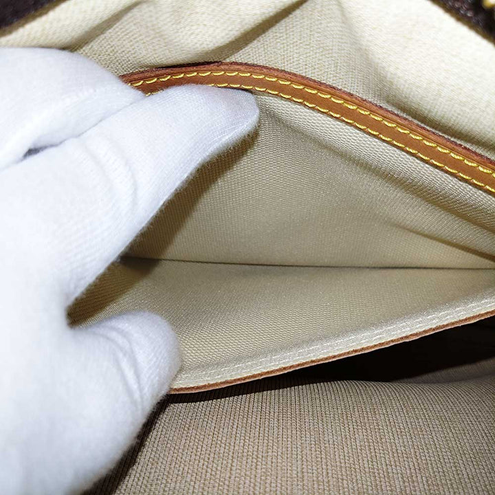 LOUIS VUITTON ルイ・ヴィトン リポーターPM M45254 ショルダーバッグ ブラウン モノグラムキャンバス