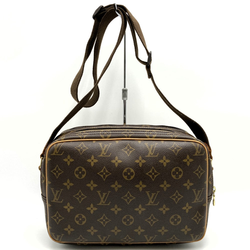 LOUIS VUITTON ルイ・ヴィトン リポーターPM M45254 ショルダーバッグ ブラウン モノグラムキャンバス