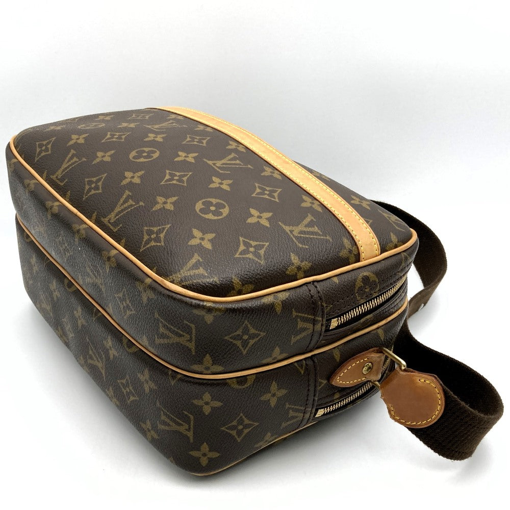 LOUIS VUITTON ルイ・ヴィトン リポーターPM M45254 ショルダーバッグ ブラウン モノグラムキャンバス