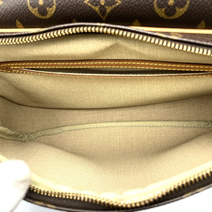 LOUIS VUITTON ルイ・ヴィトン リポーターPM M45254 ショルダーバッグ ブラウン モノグラムキャンバス