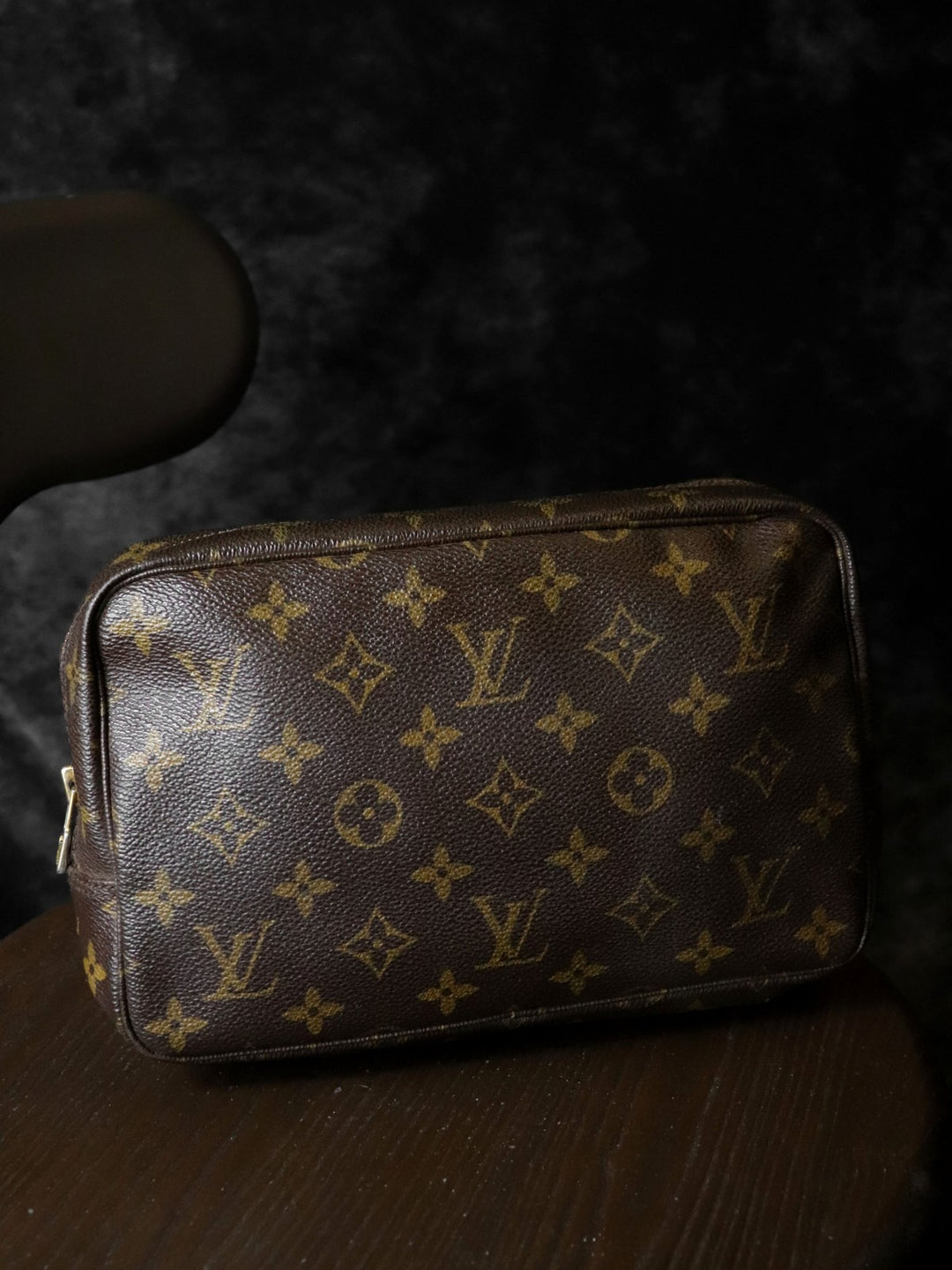 LOUIS VUITTON ルイ・ヴィトン トゥルーストワレット28 M47522 ポーチ モノグラムキャンバス ブラウン