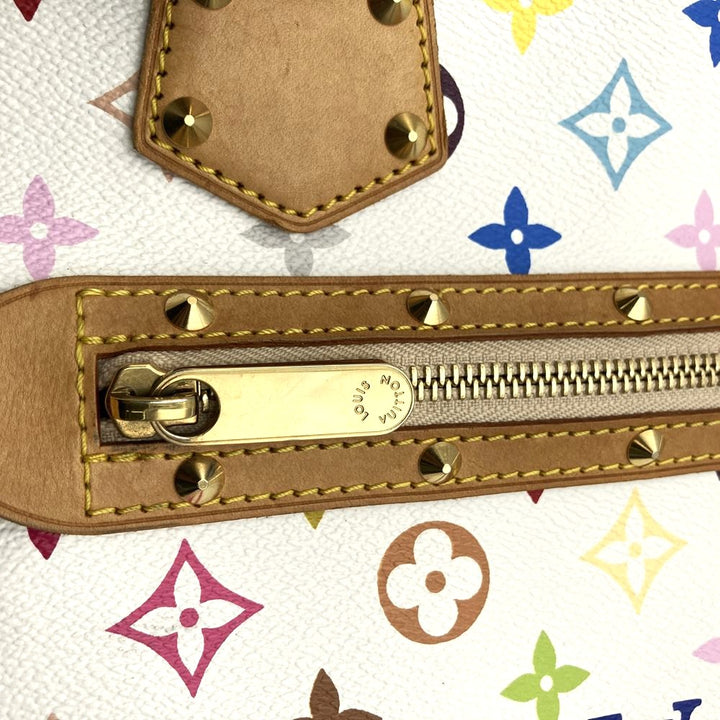 LOUIS VUITTON ルイ・ヴィトン M92647 アルマ(旧) ハンドバッグ ホワイト モノグラムマルチカラー