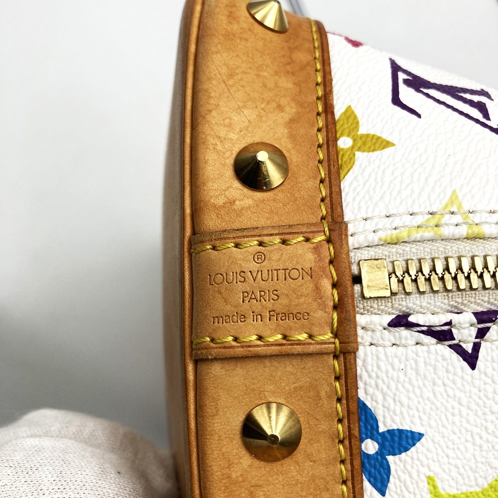 LOUIS VUITTON ルイ・ヴィトン M92647 アルマ(旧) ハンドバッグ ホワイト モノグラムマルチカラー
