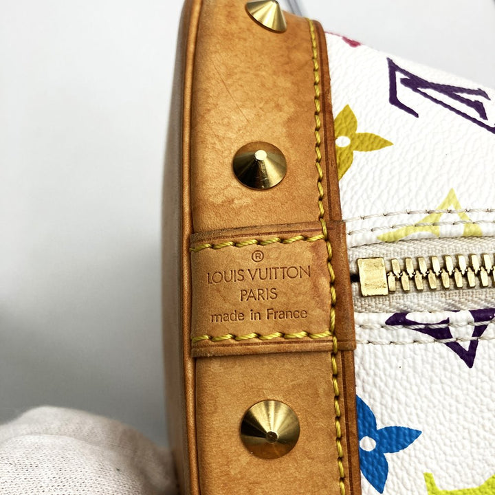 LOUIS VUITTON ルイ・ヴィトン M92647 アルマ(旧) ハンドバッグ ホワイト モノグラムマルチカラー