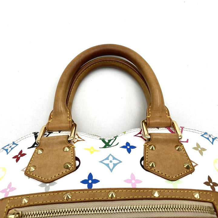 LOUIS VUITTON ルイ・ヴィトン M92647 アルマ(旧) ハンドバッグ ホワイト モノグラムマルチカラー
