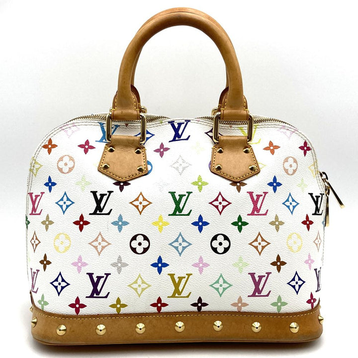LOUIS VUITTON ルイ・ヴィトン M92647 アルマ(旧) ハンドバッグ ホワイト モノグラムマルチカラー