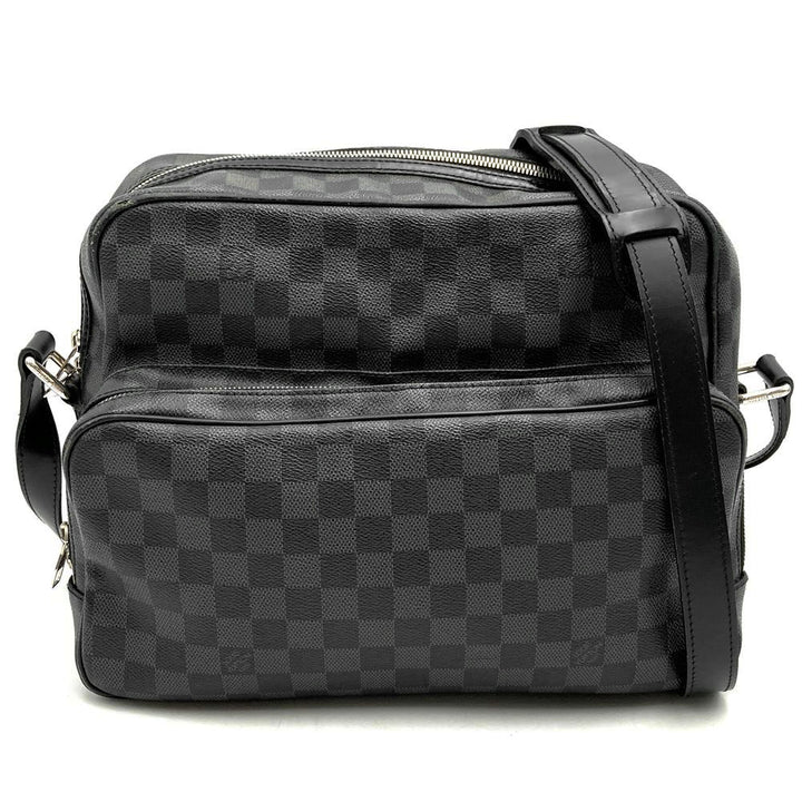 LOUIS VUITTON ルイ・ヴィトン ダミエグラフィット イオ N45252 ショルダーバッグ ダミエグラフィットキャンバス ブラック