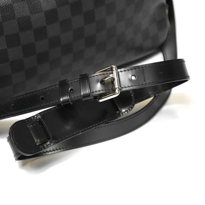 LOUIS VUITTON ルイ・ヴィトン ダミエグラフィット イオ N45252 ショルダーバッグ ダミエグラフィットキャンバス ブラック