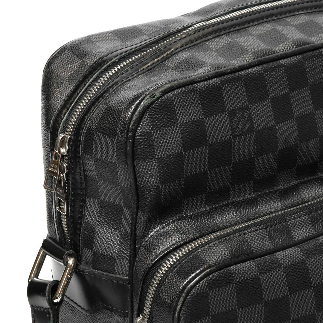 LOUIS VUITTON ルイ・ヴィトン ダミエグラフィット イオ N45252 ショルダーバッグ ダミエグラフィットキャンバス ブラック