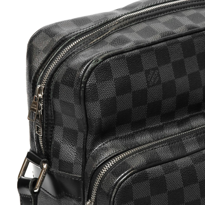 LOUIS VUITTON ルイ・ヴィトン ダミエグラフィット イオ N45252 ショルダーバッグ ダミエグラフィットキャンバス ブラック