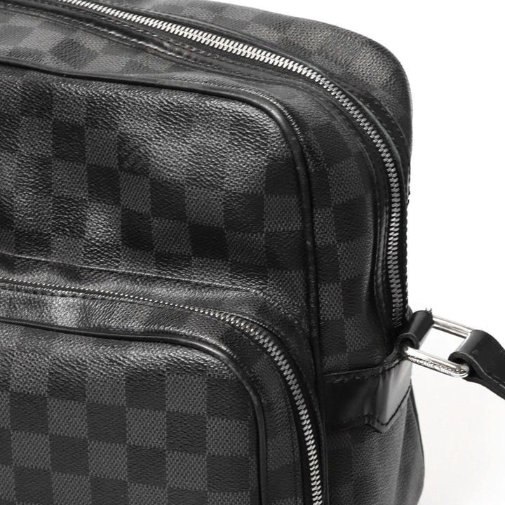 LOUIS VUITTON ルイ・ヴィトン ダミエグラフィット イオ N45252 ショルダーバッグ ダミエグラフィットキャンバス ブラック