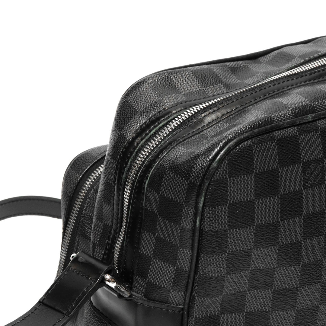 LOUIS VUITTON ルイ・ヴィトン ダミエグラフィット イオ N45252 ショルダーバッグ ダミエグラフィットキャンバス ブラック