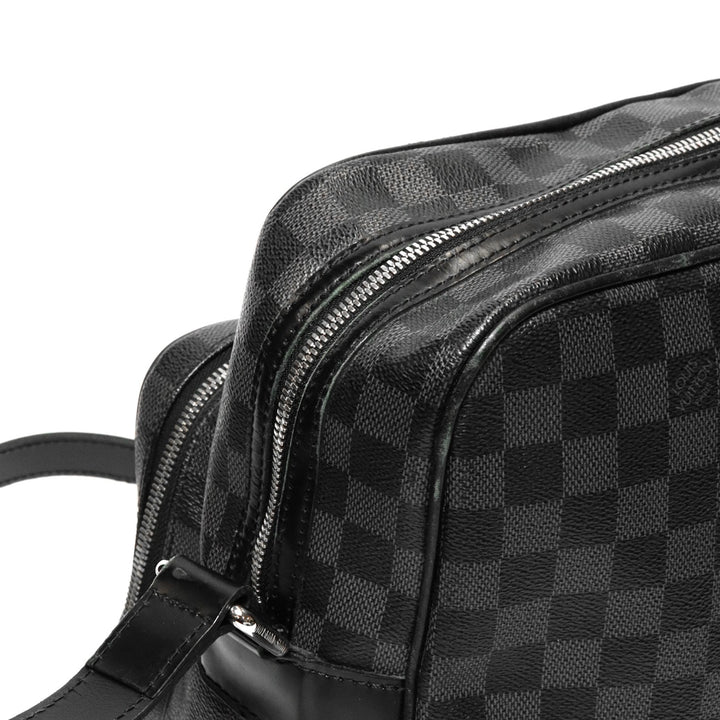 LOUIS VUITTON ルイ・ヴィトン ダミエグラフィット イオ N45252 ショルダーバッグ ダミエグラフィットキャンバス ブラック